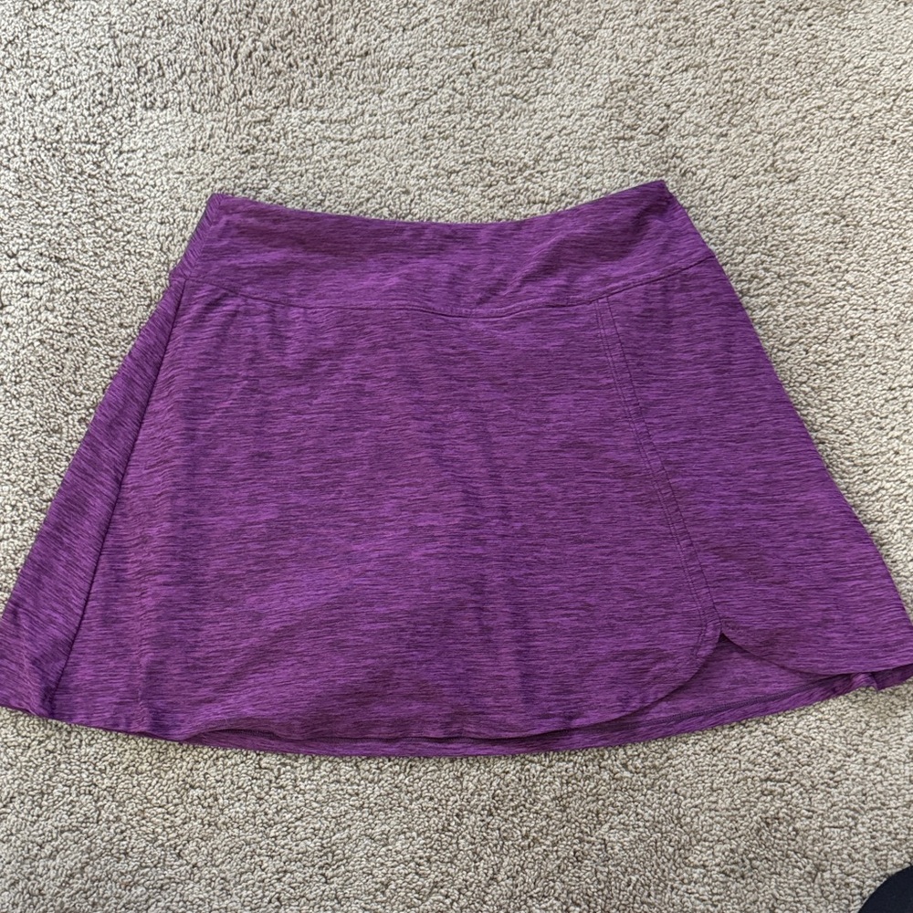 Title Nine Heathered Buttah Purple Active Skort